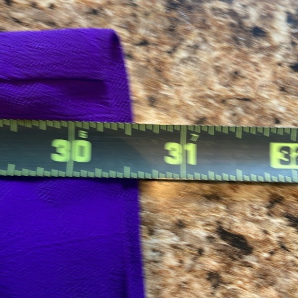 Purple Elastic‎ Waist Pants Casual Comfortable Lounge Everyday Trousers - Picture 11 of 12